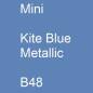 Preview: Mini, Kite Blue Metallic, B48.